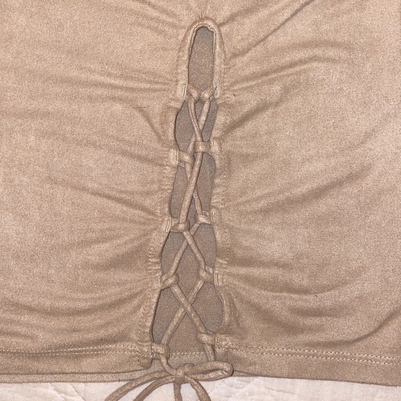 American Eagle suade halter top - Picture 2 of 2